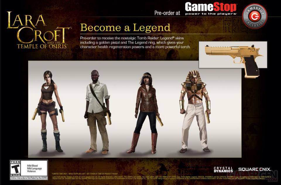 Lara Croft and the Temple of Osisis – Edições Especiais